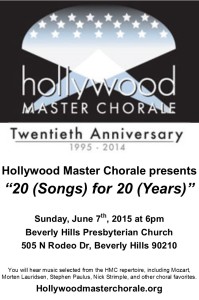 Hollywood Master Chorale Concert