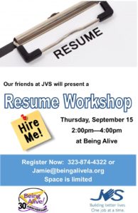 JVS Resume Workshop